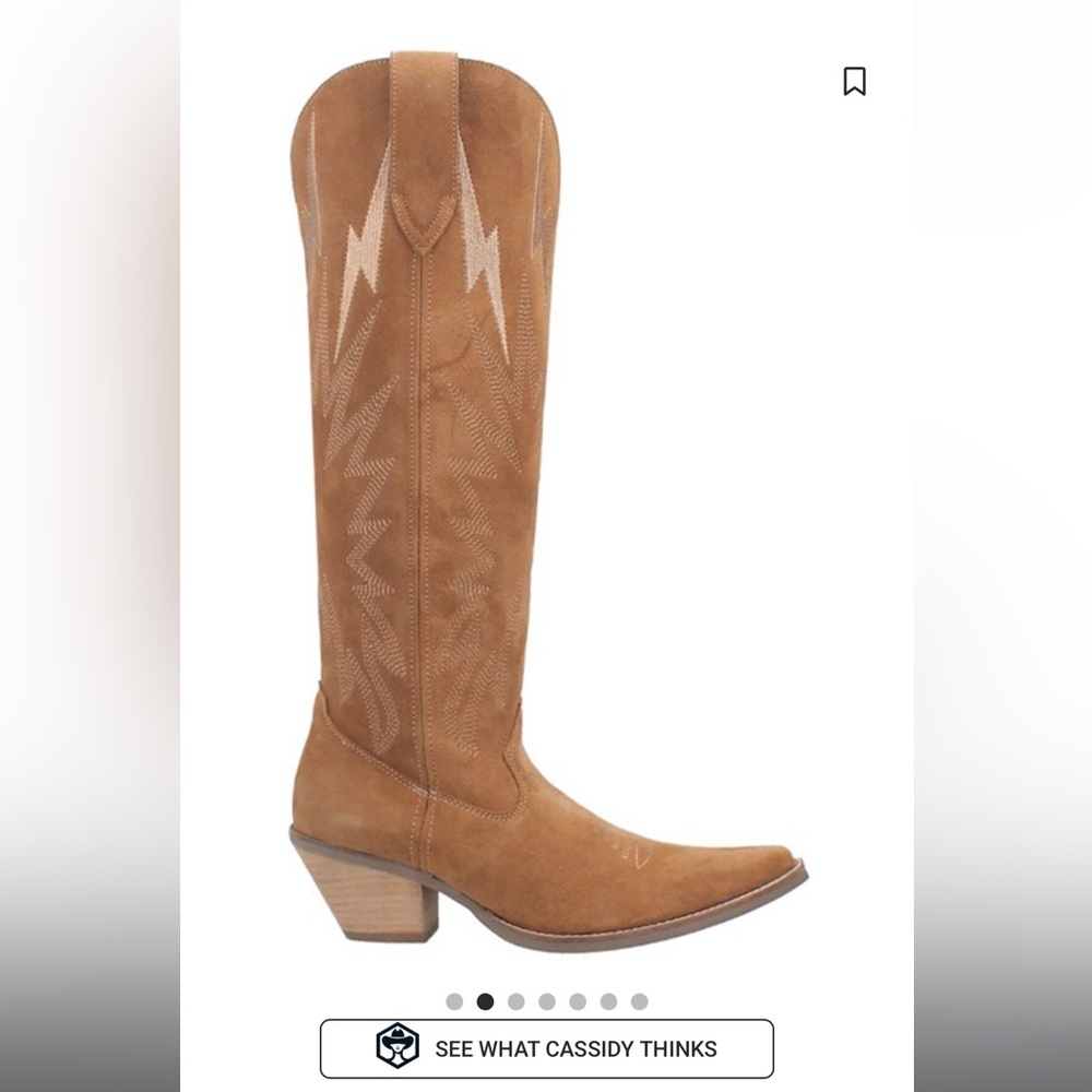 Dingo Tan Over the Knee Boots - Picture 7 of 7